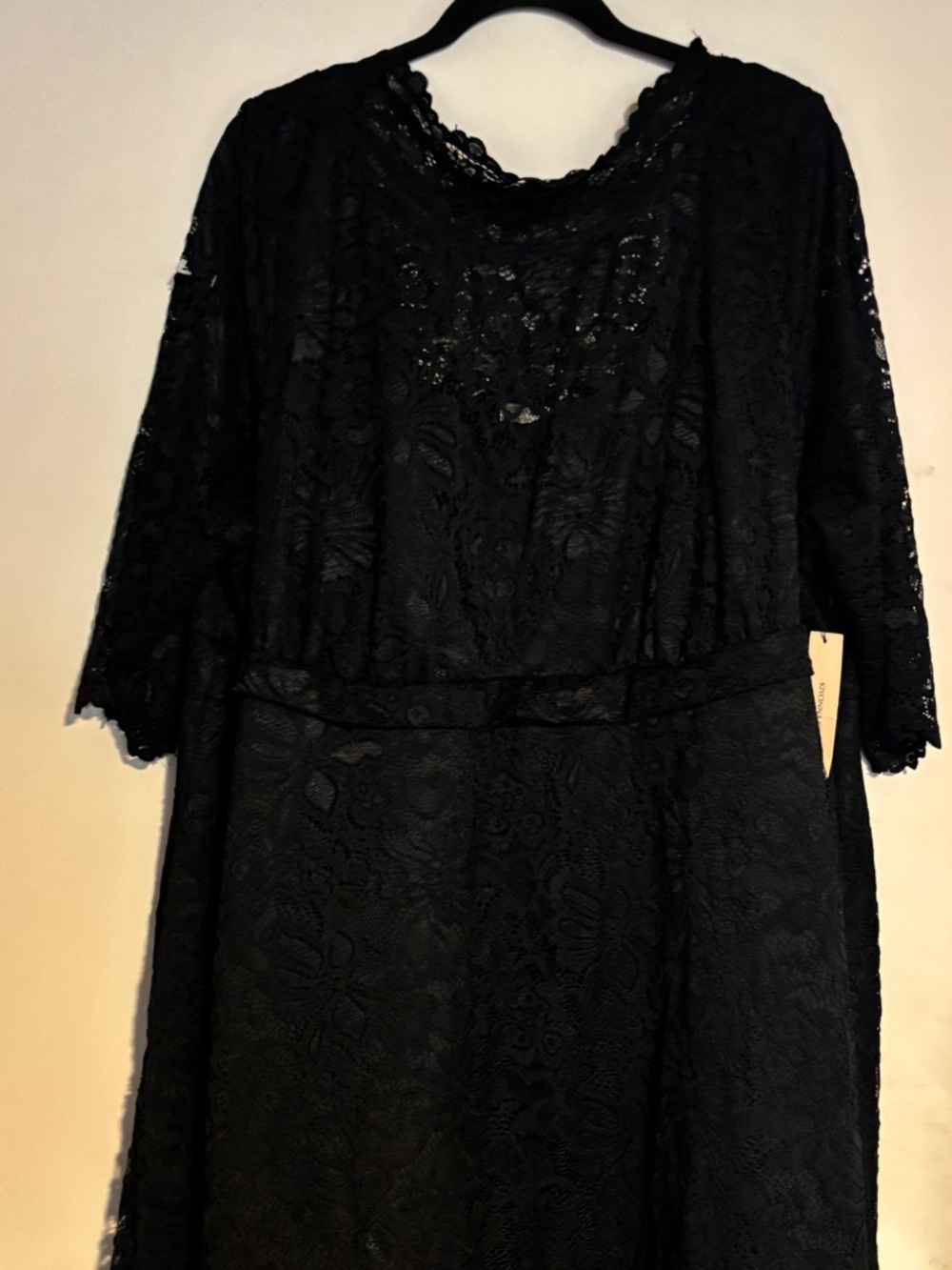Kiyonna Black Lace Maxi Dress